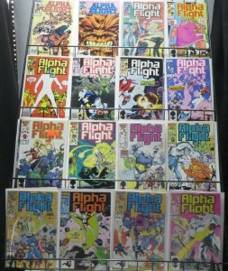 ALPHA FLIGHT SAMPLER! 28 ISSUES! Vol.1, Marvel 1983! John Byrne!WOLVERINE!