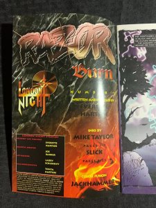 1995 RAZOR #2 Burn by Everette Hartsoe VF- 7.5 London Night Studios