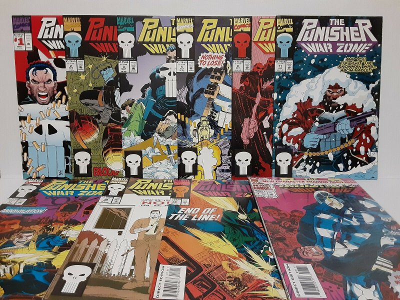 PUNISHER WAR ZONE - 1, 2, 3, 5, 8, 11, 14, 17, 18 - ANNUAL #1 - FREE SHIPPING 