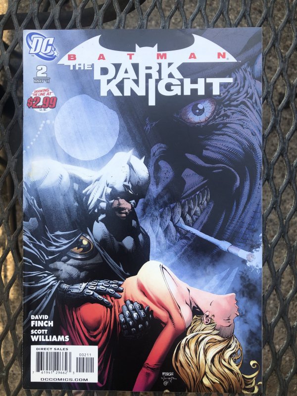 Batman: The Dark Knight #2 David Finch / Scott Williams Cover (2011)