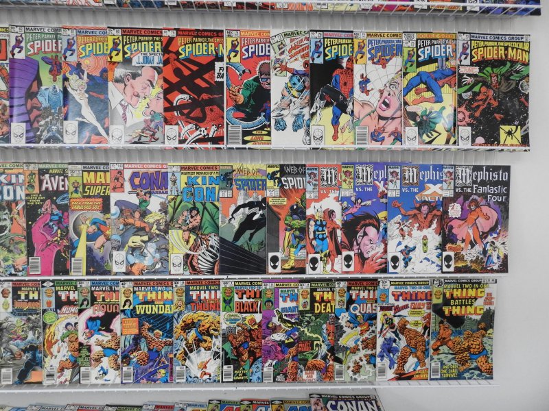 Huge Lot 190+ Comics W/ Hulk, Spider-Man, Iron Man, +More! Avg VF- Condition!