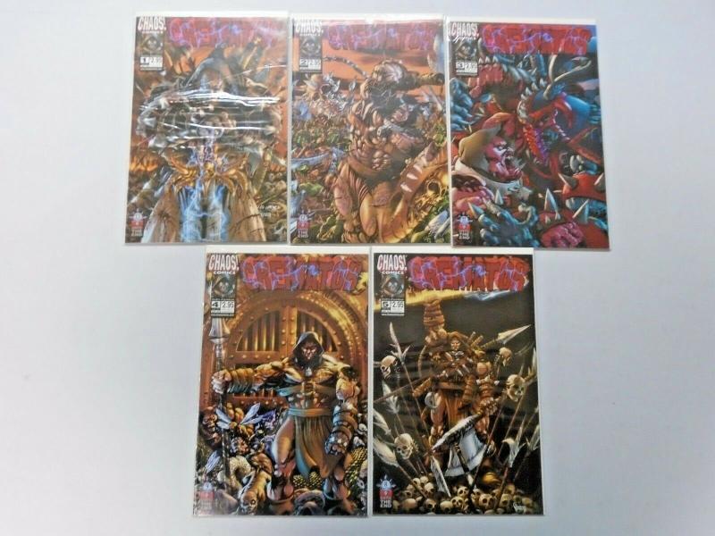 Cremator set #1 to #5 8.0 VF 5 different books (1998)