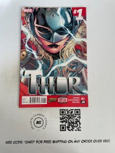 Thor # 1 NM 1st Print Marvel Comic Book Jane Foster December 2014 Aaron 17 MS11