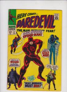 DAREDEVIL V1  #27 1967  MATT MURDOCK MUST DIE