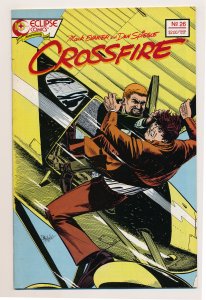 Crossfire (1984 Eclipse) #1-12, 14-26 FN to NM, Complete series minus one