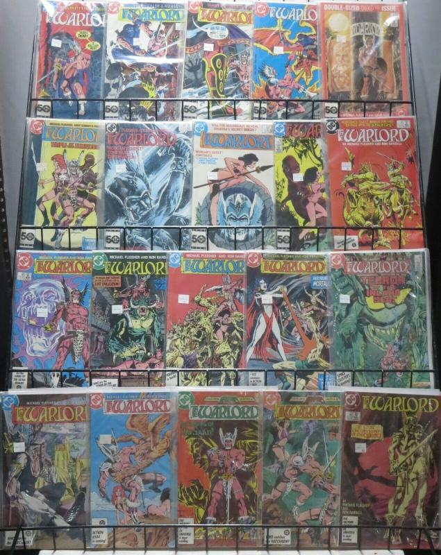 WARLORD MEGA-SET!129 ISSUES- NEAR COMPLETE! Most VG or Better, Mike Grell! 