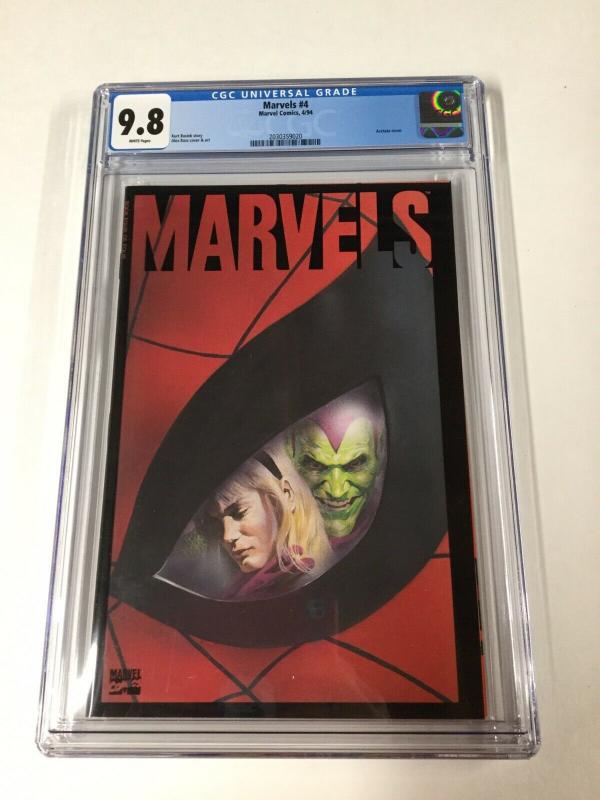 Marvels 4 Cgc 9.8 White Pages Alex Ross Cover And Interiors Marvel  Spider-man