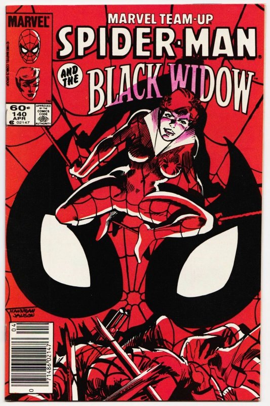 Marvel Team-Up #140 Spider-Man & The Black Widow (1984) FN/VF
