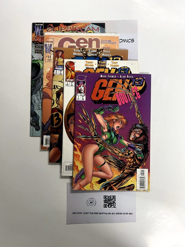 5 Gen 13 Indie Comic Books # 1 2 5 6 11 9 JS24