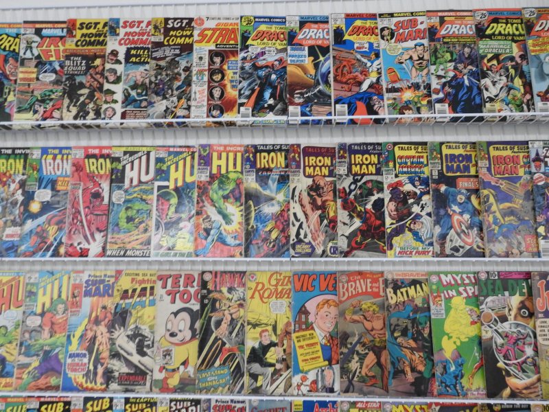 Huge Lot Silver/Bronze Comics W/ Hulk, Avengers, Dracula, Thor, Sub-Mariner+MORE