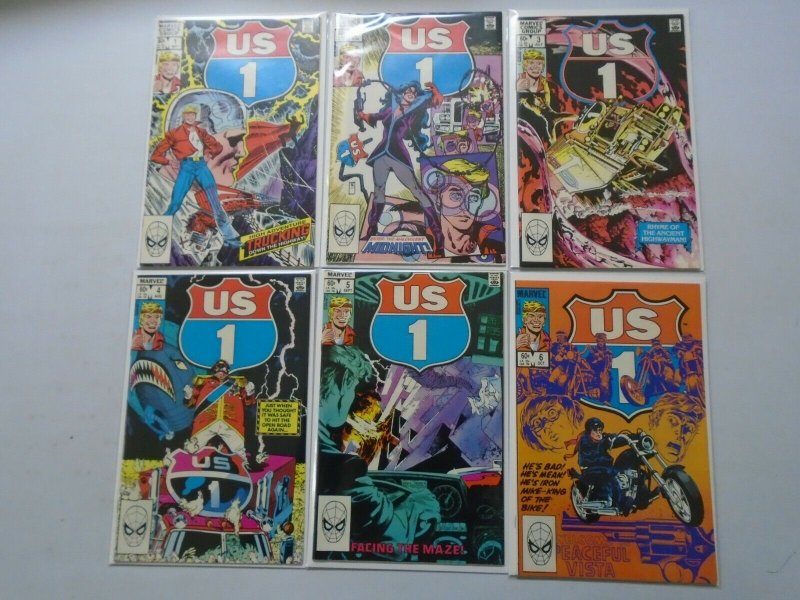 US 1 set #1-12 avg 8.5 VF+ (1983)
