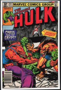 The Incredible Hulk #257 (1981) Hulk