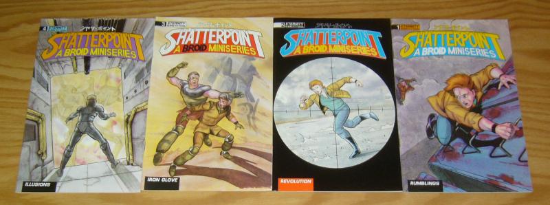 Broid: Shatterpoint #1-4 VF/NM complete series - tim eldred - manga comics set