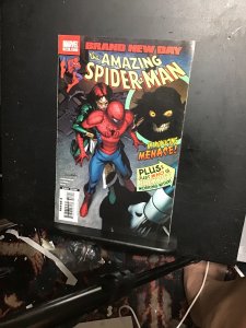 Amazing Spider-Man #550 (2008) Super high grade! 1st madness, Blue shield! NM+