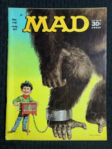 1967 MAD Magazine #112 VG/FN 5.0 Alfred E Neuman / King Kong / Tarzan Parody