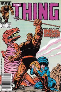 Thing, The #31 (Newsstand) FN ; Marvel | Devil Dinosaur