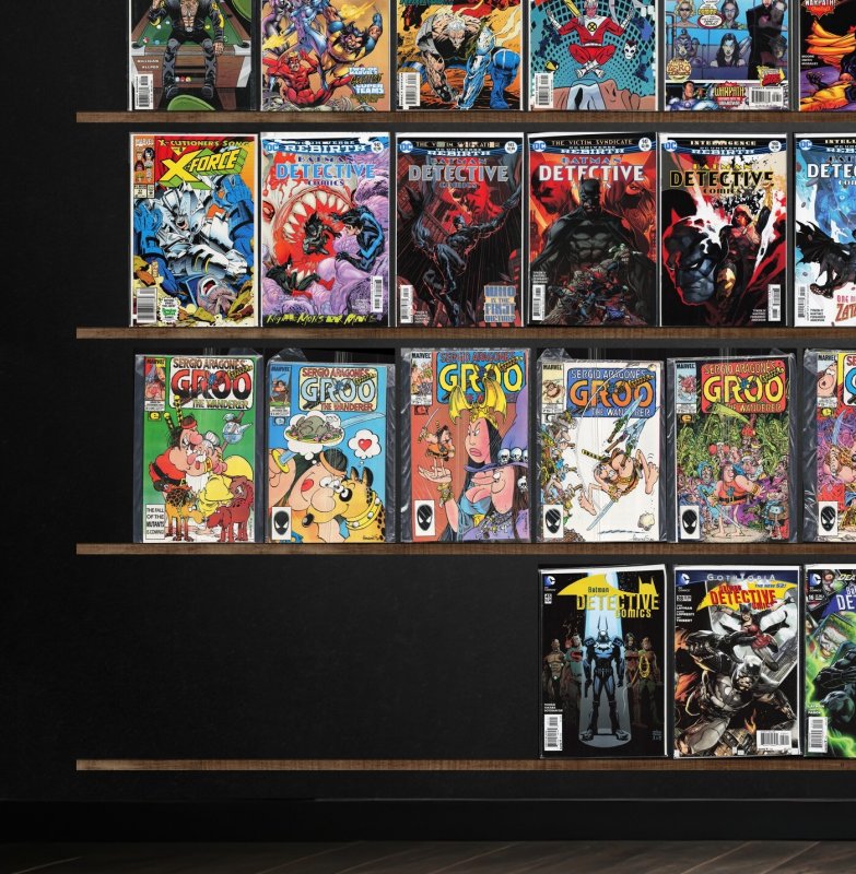 Huge Lot 140+ Comics with Detective Comics, X-Force, Doc Savage & More!