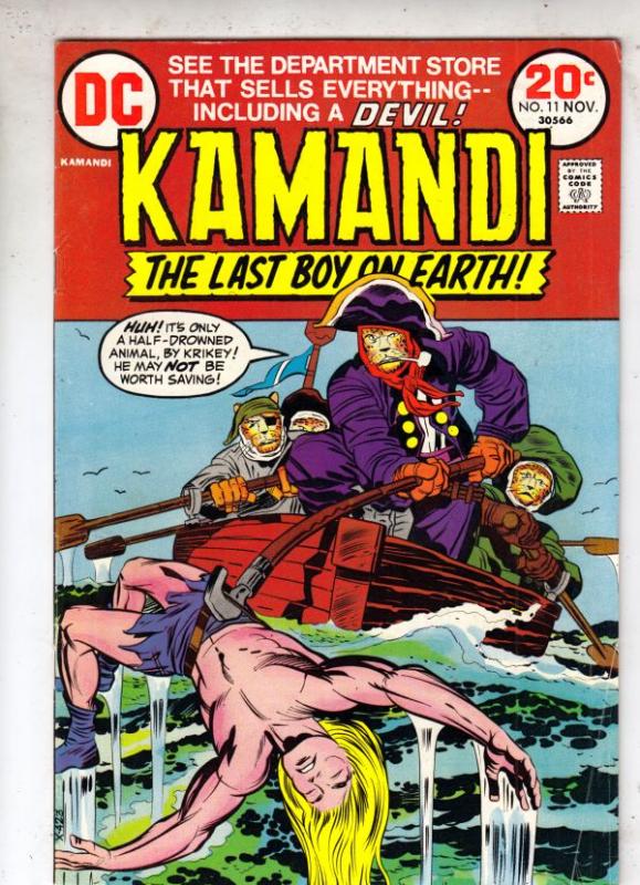 Kamandi the Last Boy on Earth #11 (Nov-73) FN High-Grade Kamandi