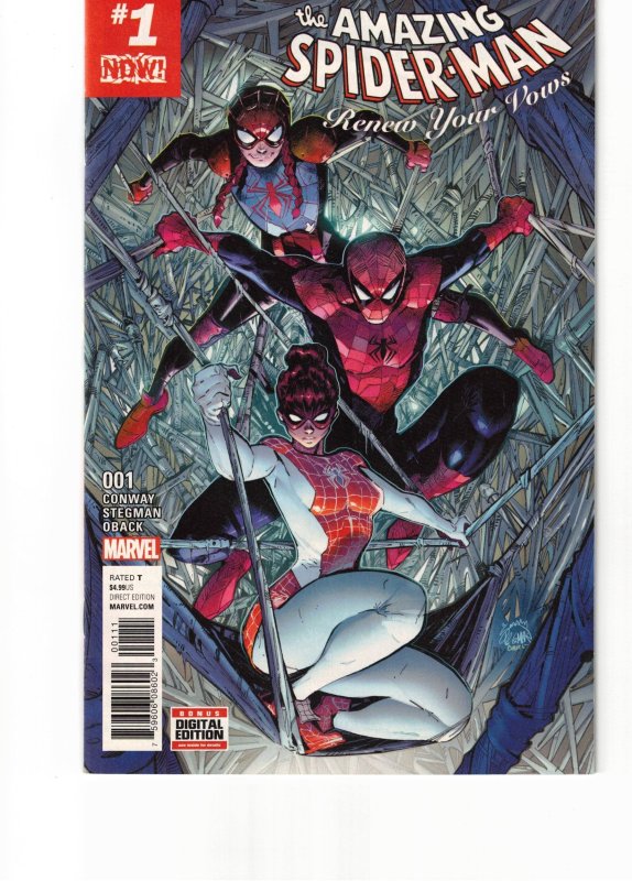 Amazing Spider-Man: Renew Your Vows #1 2017 NM- 1st Spiderling, Spinneret Cover