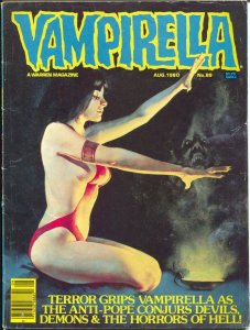 Vampirella #89 1980-Warren-Horror cover-spicy art-VG