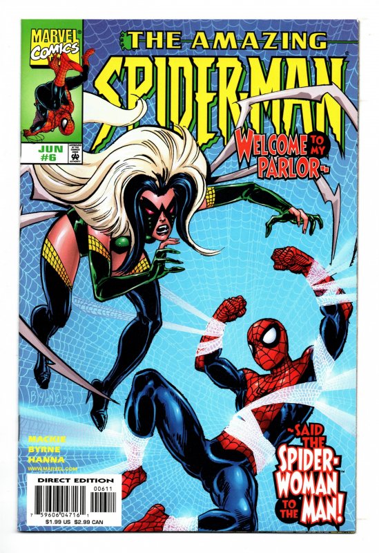 AMAZING SPIDER-MAN #06 (1999) JOHN BYRNE | DIRECT ED. | ORIGIN EVIL SPIDER-WOMAN