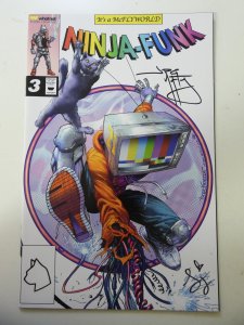 Ninja Funk #3 Variant Edition Signed W/ COA NM Condition
