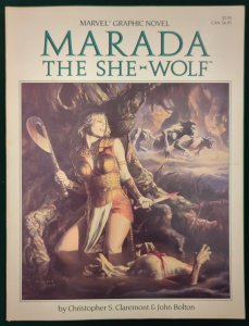 MARVEL GRAPHIC NOVEL #21 - MARADA the SHE-WOLF * 1st Printing 1985