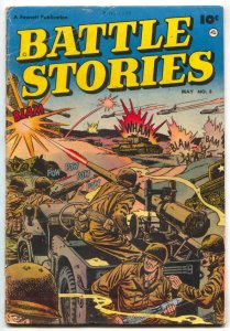 Battle Stories #3 1952- Fawcett War comic- G/VG