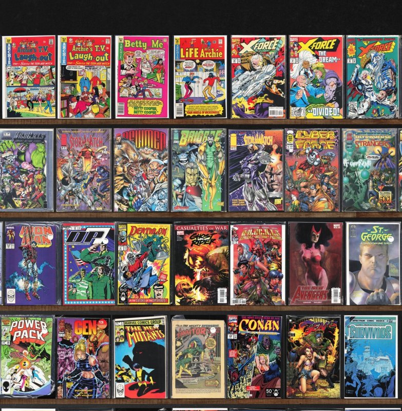 Huge Lot 150+ Comics with X-Force, Alien Legion, The Uncanny X-Men & More!