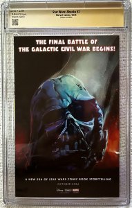 ?~MARVEL~AHSOKA #2~?~1:10 CONCEPT ART~?~RODNEY BARNES SIGNED~?~CGCSS 9.8~?