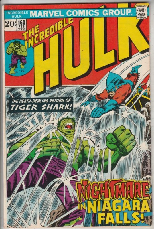 Incredible Hulk #160 (Feb-73) NM- High-Grade Hulk