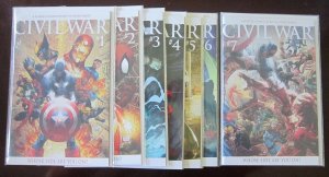 Civil War #1-7B average 9.2-9.4 #3D 8.0 VF (2006-07)