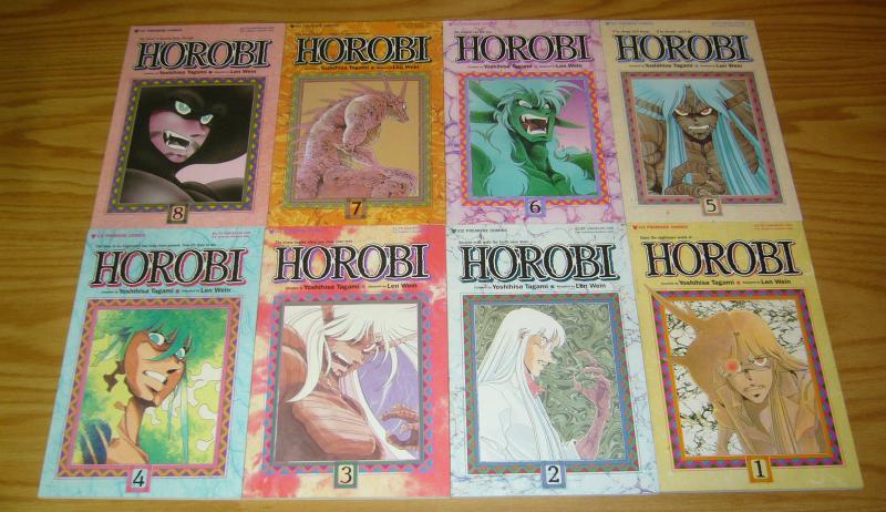 Horobi #1-8 VF/NM complete series 1990 VIZ MANGA 2 3 4 5 6 7 yoshihisa tagami