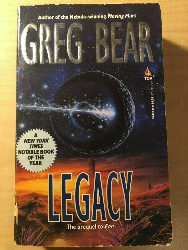 3 Books Legacy Oath of Fealty Orion and the Conqueror Greg Bear Ben Bova MFT2