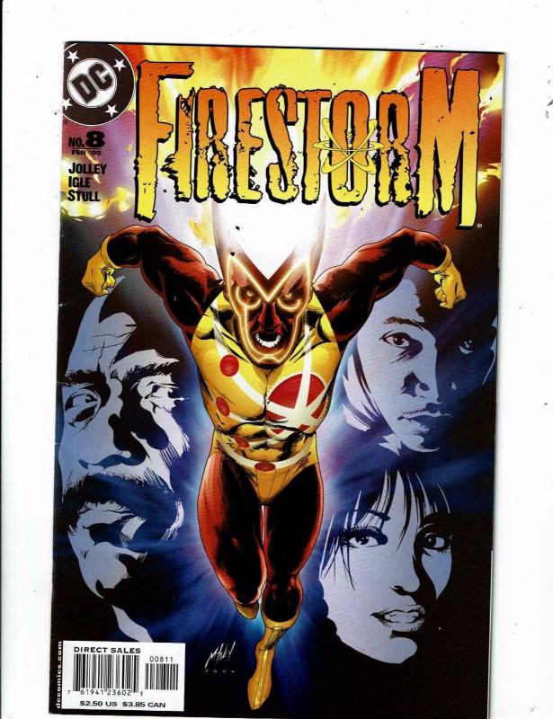 Lot of 5 Firestorm DC Comic Books #6 7 8 9 10 BH45