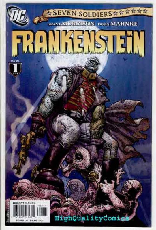 FRANKENSTEIN #1 2 3 4, NM+, Seven Soldiers, Mahnke, Grant Morrison