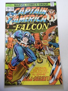 Captain America #196 (1976) VG+ Condition moisture stain