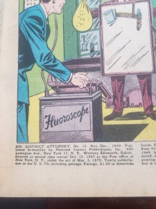 Mr. District Attorney 12 (1949) nice golden age comic