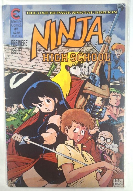 NINJA HIGH SCHOOL 1 (August 1988) FINE  Ben Dunn's long LONG running series