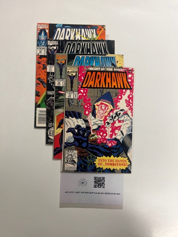 4 Dark Hawk Marvel Comic Books # 15 16 17 32 Avengers Defenders Hulk 25 JS30