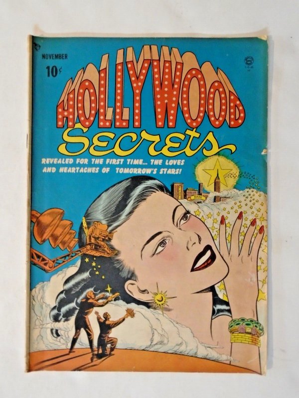 Hollywood Secrets (1949, Quality) 1vg+, (4.5) Classic Ward C + Lead Story!