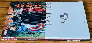 LOT OF 2 BLACK PANTHER TPBs CIVIL WAR #1 2016 & BAD MUTHA 2006 1ST PRINTS Marvel