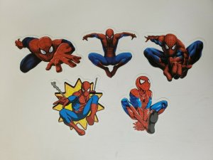 Spider Man sticker Lot set of 5  Decal / Vending machine 