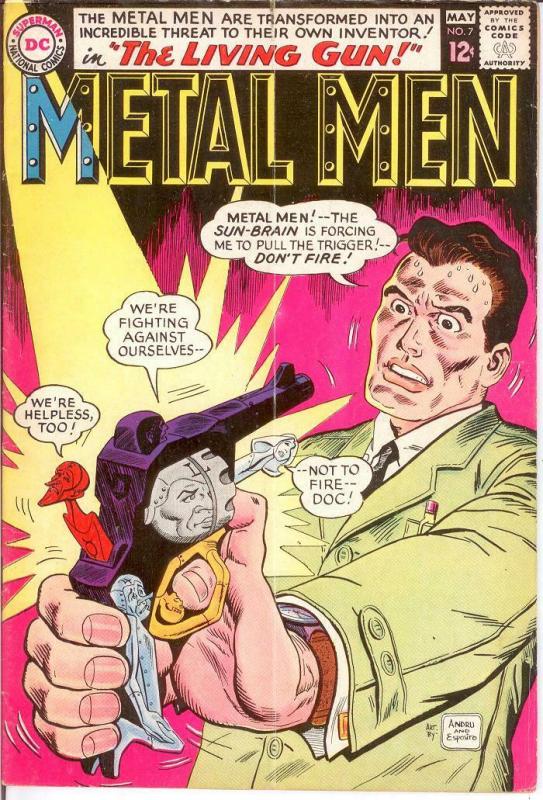 METAL MEN 7 G-VG  May 1964 COMICS BOOK