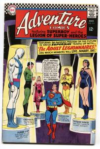 ADVENTURE COMICS #354 comic book 1967-SUPERMAN-SUPERBOY-