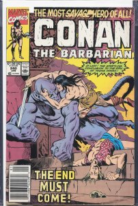 Conan the Barbarian #240 Newsstand Edition (1990) Conan
