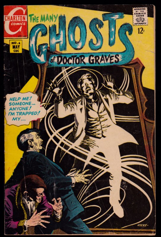 Many Ghosts of Doctor Graves #6 (May 1968, Charlton) 4.0 VG