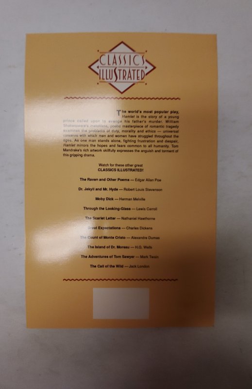 Classics Illustrated #5 (1990) NM First Comic Book J732