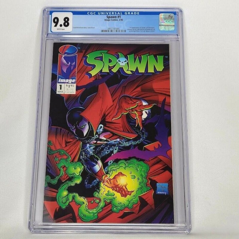 Spawn #1 Image 1992 CGC 9.8 Todd McFarlane 1st Appearance