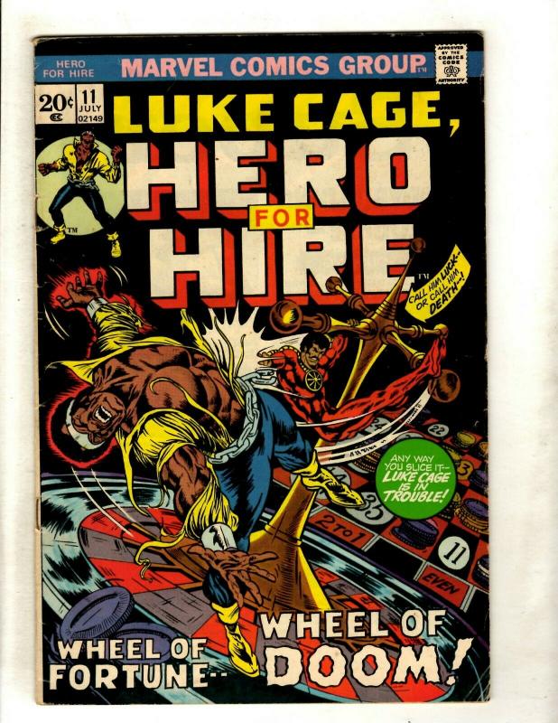 Luke Cage Hero For Hire # 11 FN Marvel Comic Book Harlem Copperhead Moriah NP9